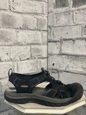 Keen Sandals Women's 7 Black Venice H2 Hiking Kayaking Adjustable Water Shoes